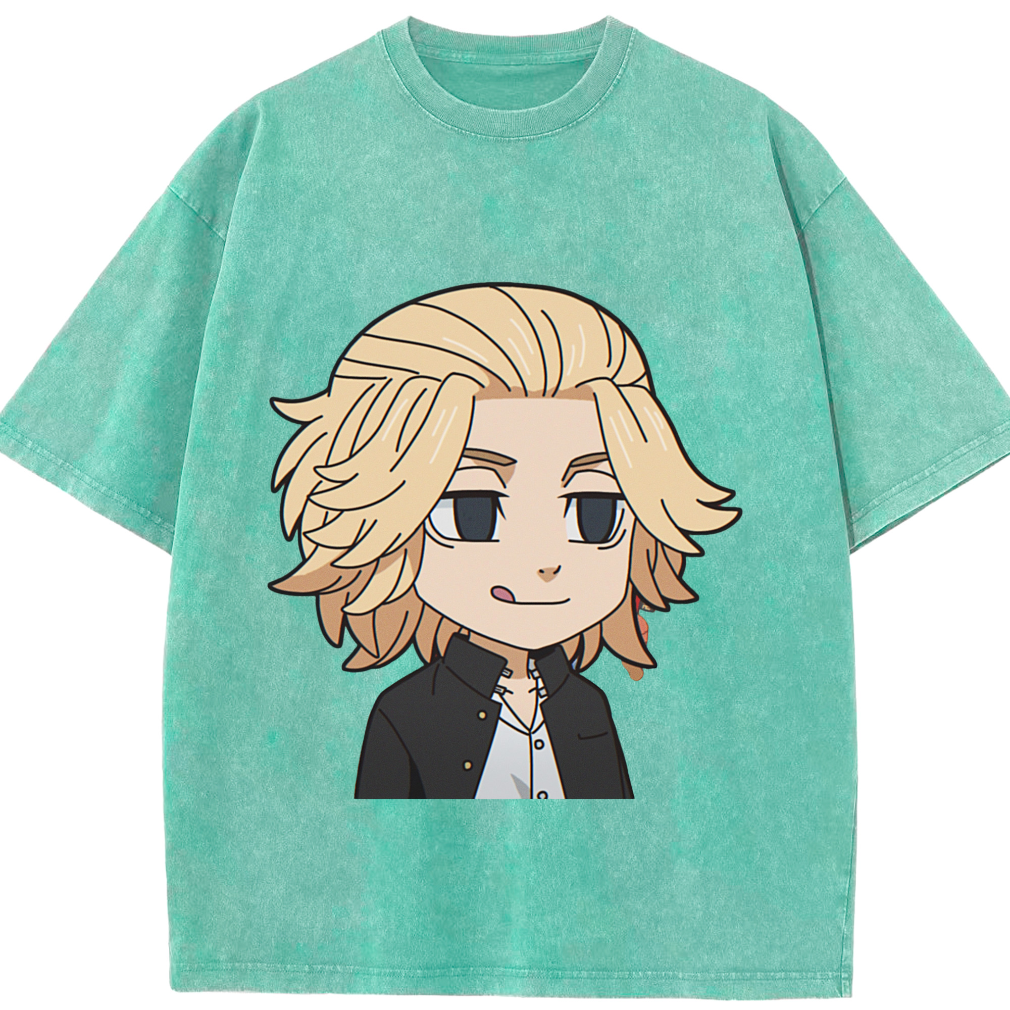 （画像用） 東京リベンジャーズ Tokyo Revengers 綿100% ヴィンテージ風 半袖Tシャツ（フロントプリント）